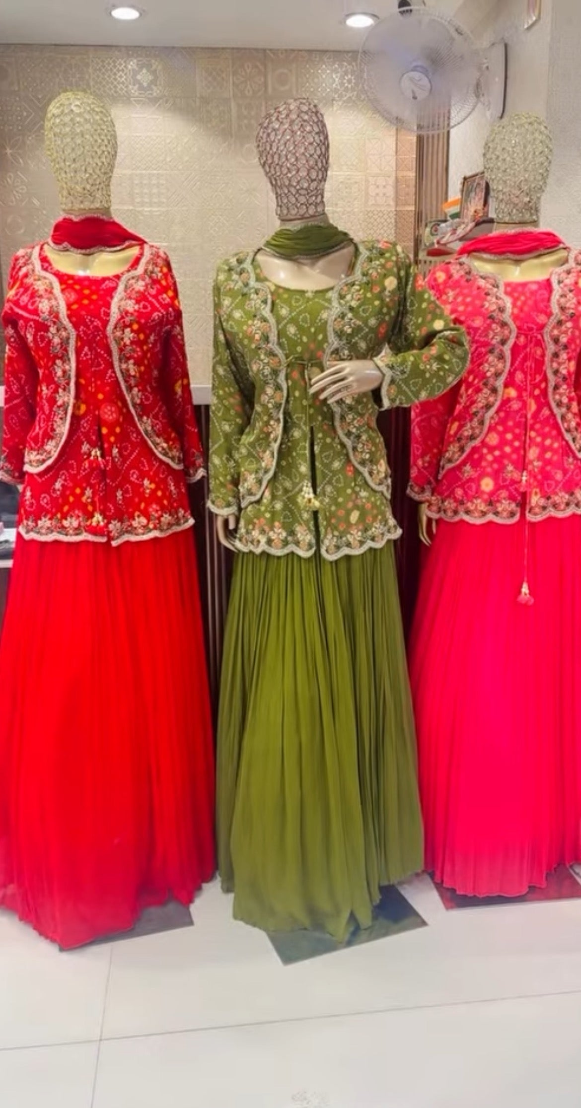 Three Piece Jacket with Skirt