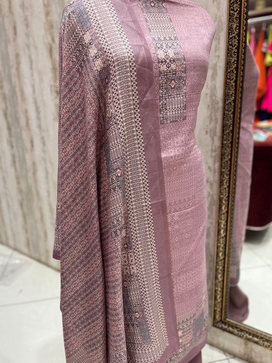 Pashmina Digital print suit