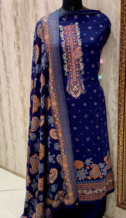 Pashmina woolen suit