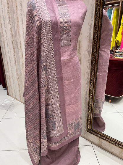 Pashmina Digital print suit