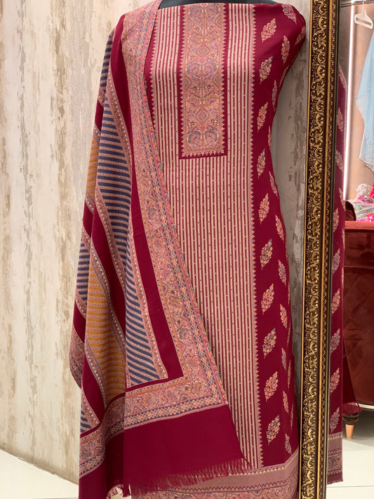 Pashmina premium woolen suit