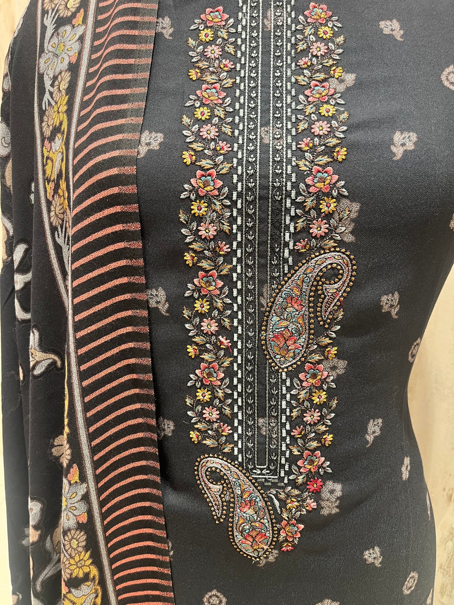 Pashmina woolen suit