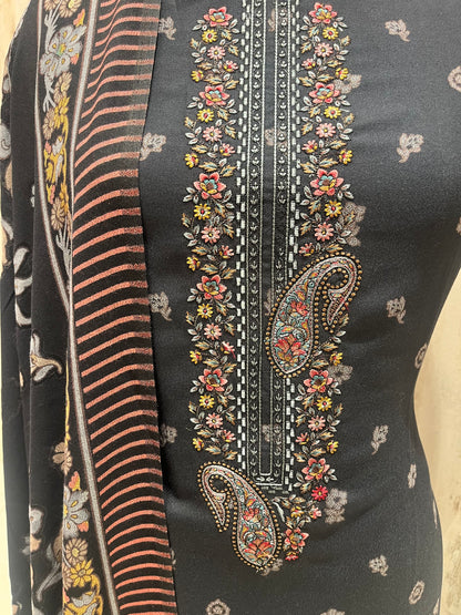 Pashmina woolen suit