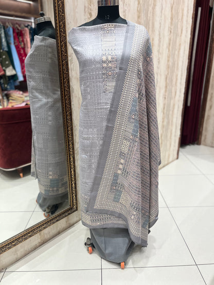 Pashmina Digital print suit