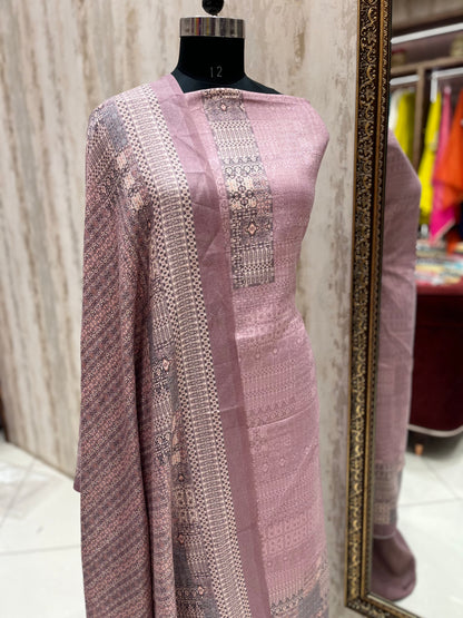 Pashmina Digital print suit