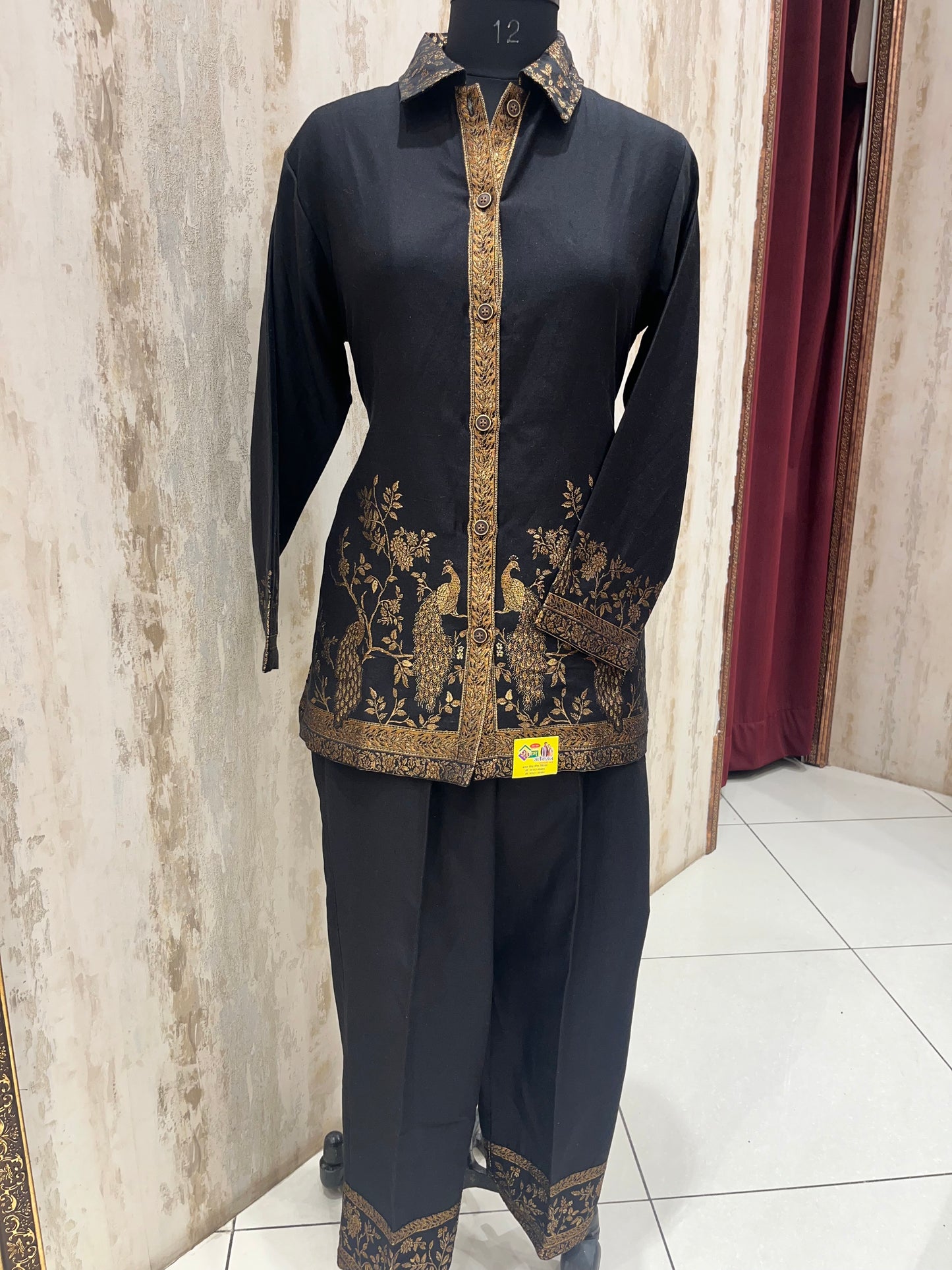 Pashmina woolen coord set