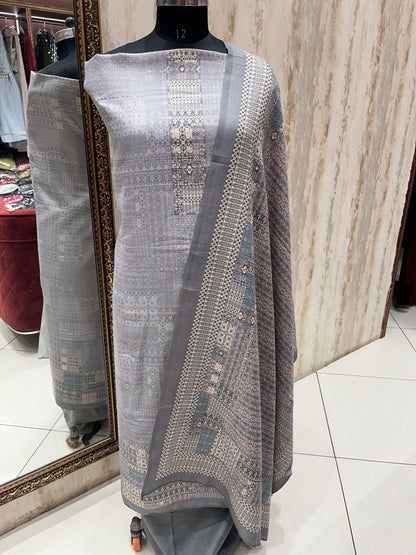 Pashmina Digital print suit