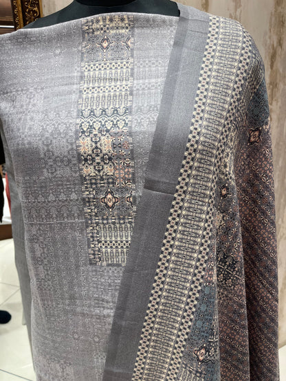 Pashmina Digital print suit