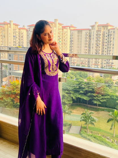 Silk Suit Set