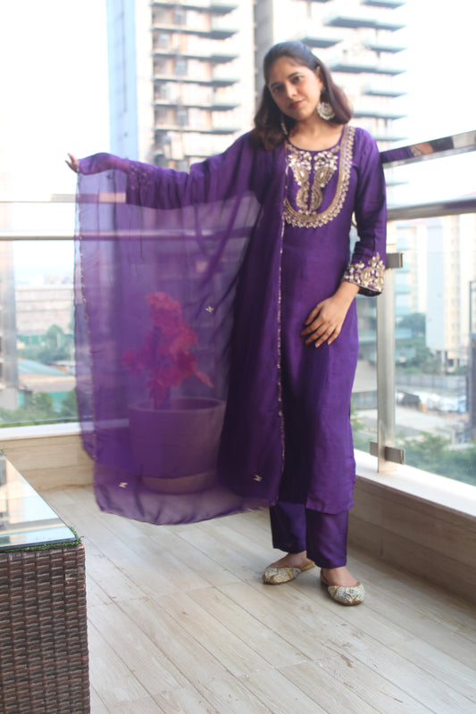 Silk Suit Set